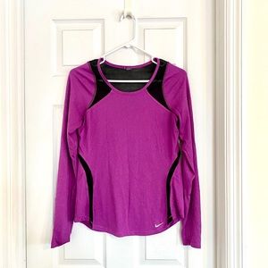 Nike Running Long Sleeve Mesh Top